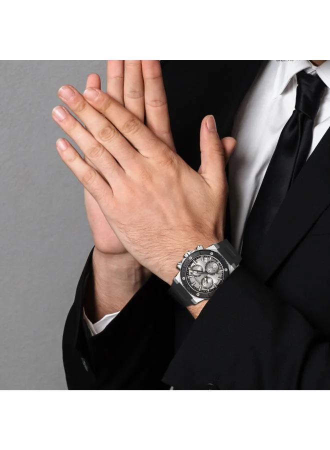 Quantum  Men's Silicone Analog Watch HNG1232.371 - 44 mm for Men | Best Price UAE